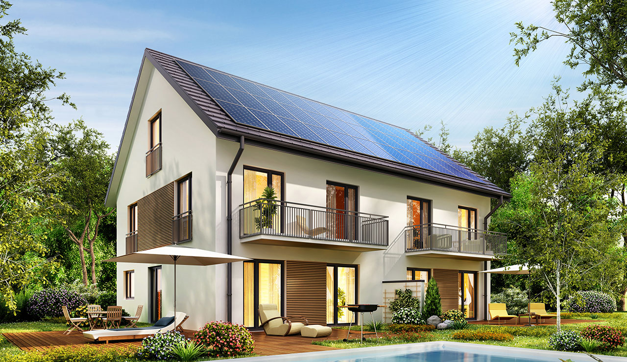 La energía solar hace realidad los hogares 